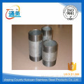 stainless steel close nipple 1/2'' made from SCH40 welded pipe